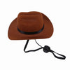 PawFiesta SunGuard Cap: Adjustable Outdoor Style for Small and Medium Pooches